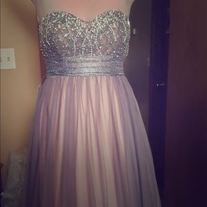 Strapless ball gown